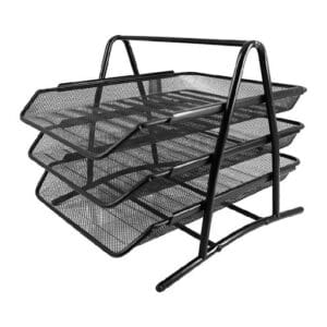 Khay tài liệu 3 tầng sắt đẹp Sunwood 1206